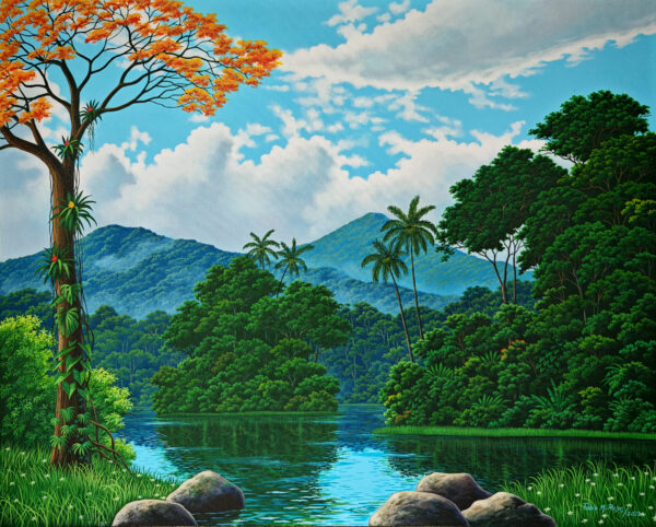 Pintura en técnica: acrílico sobre lienzo. Original.